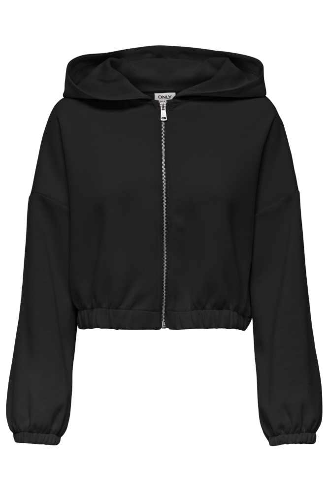 ONLSCARLETT LIFE LS ZIP HOOD SWT NO 15346449 BLACK